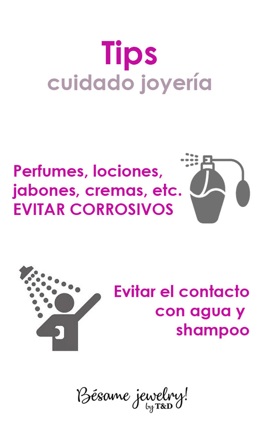 Tips para mantener tu joyería en buen estado.