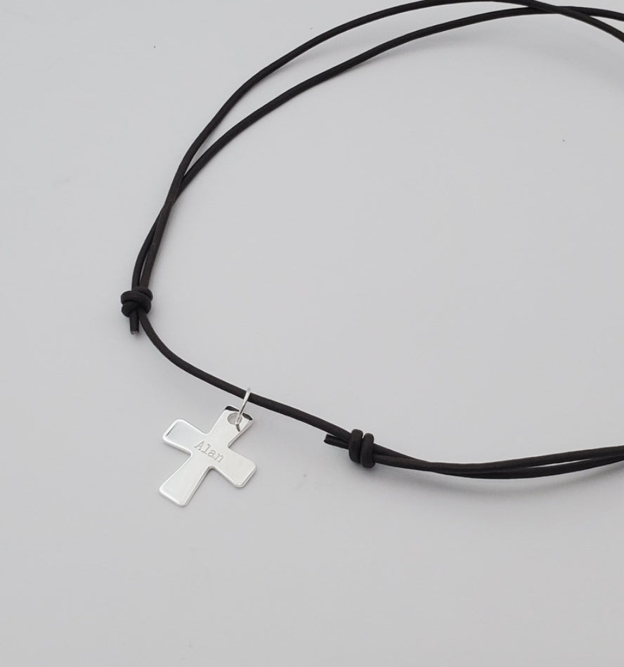 Cruz con piel Unisex