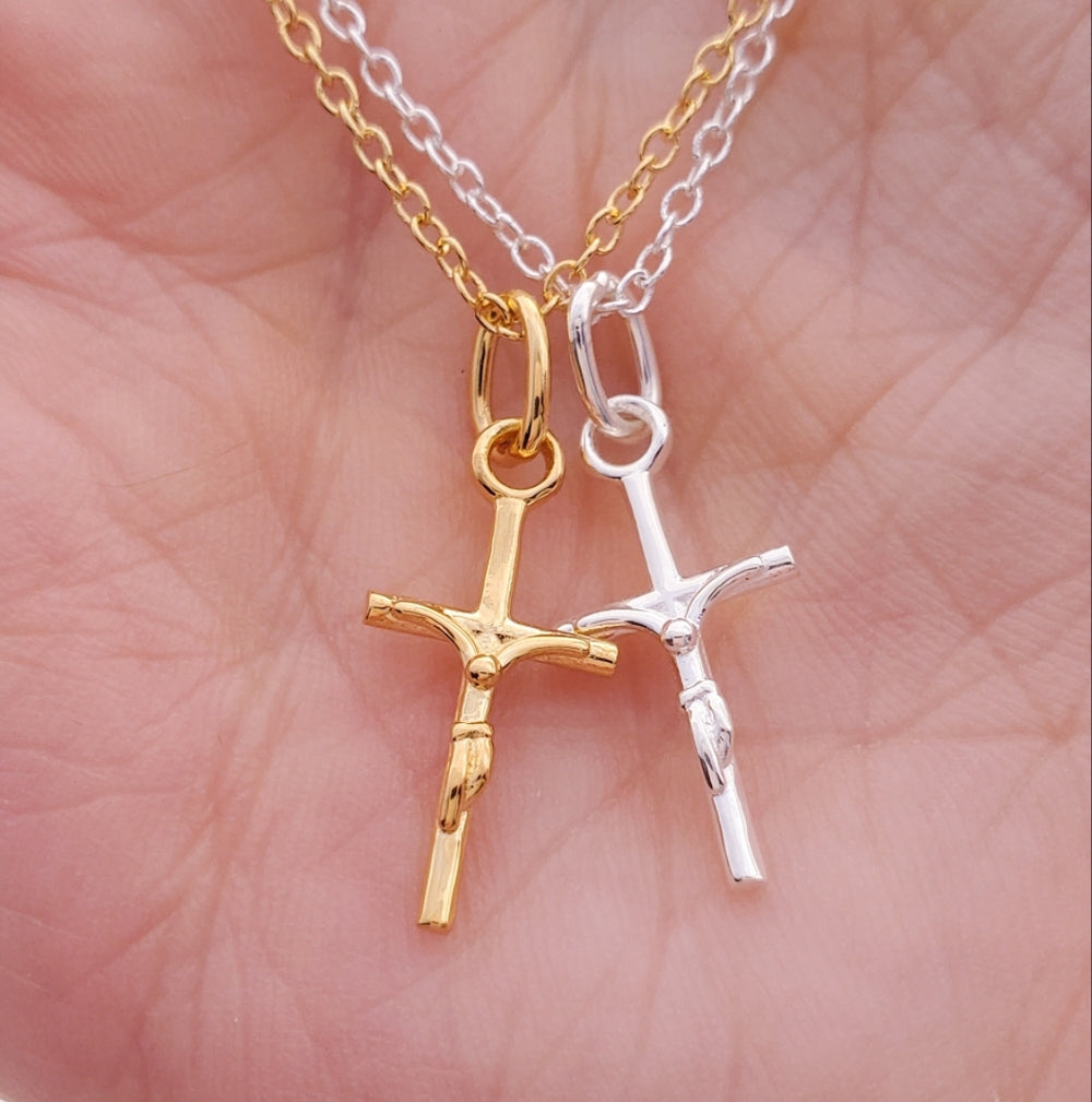 Collar Cruz Cristo Mini