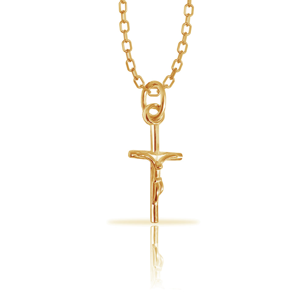Collar Cruz Cristo Mini