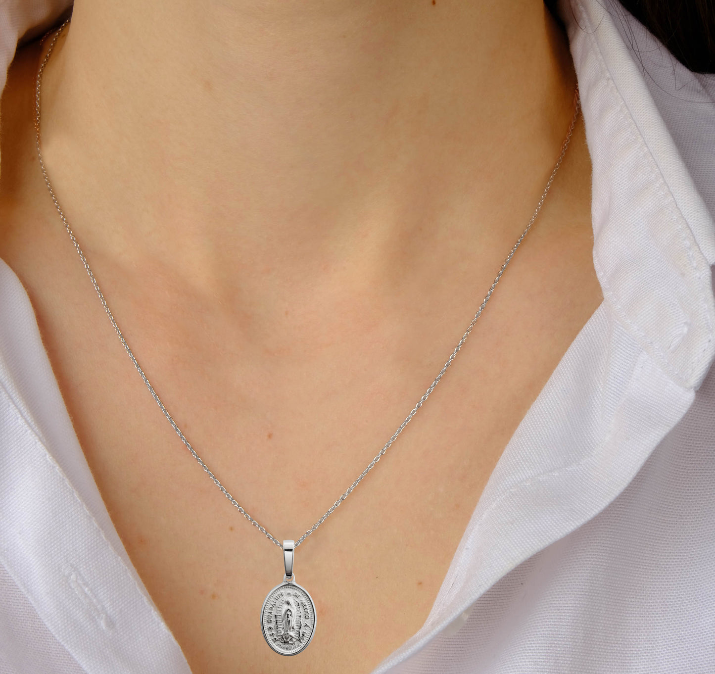 Collar Medalla Virgen