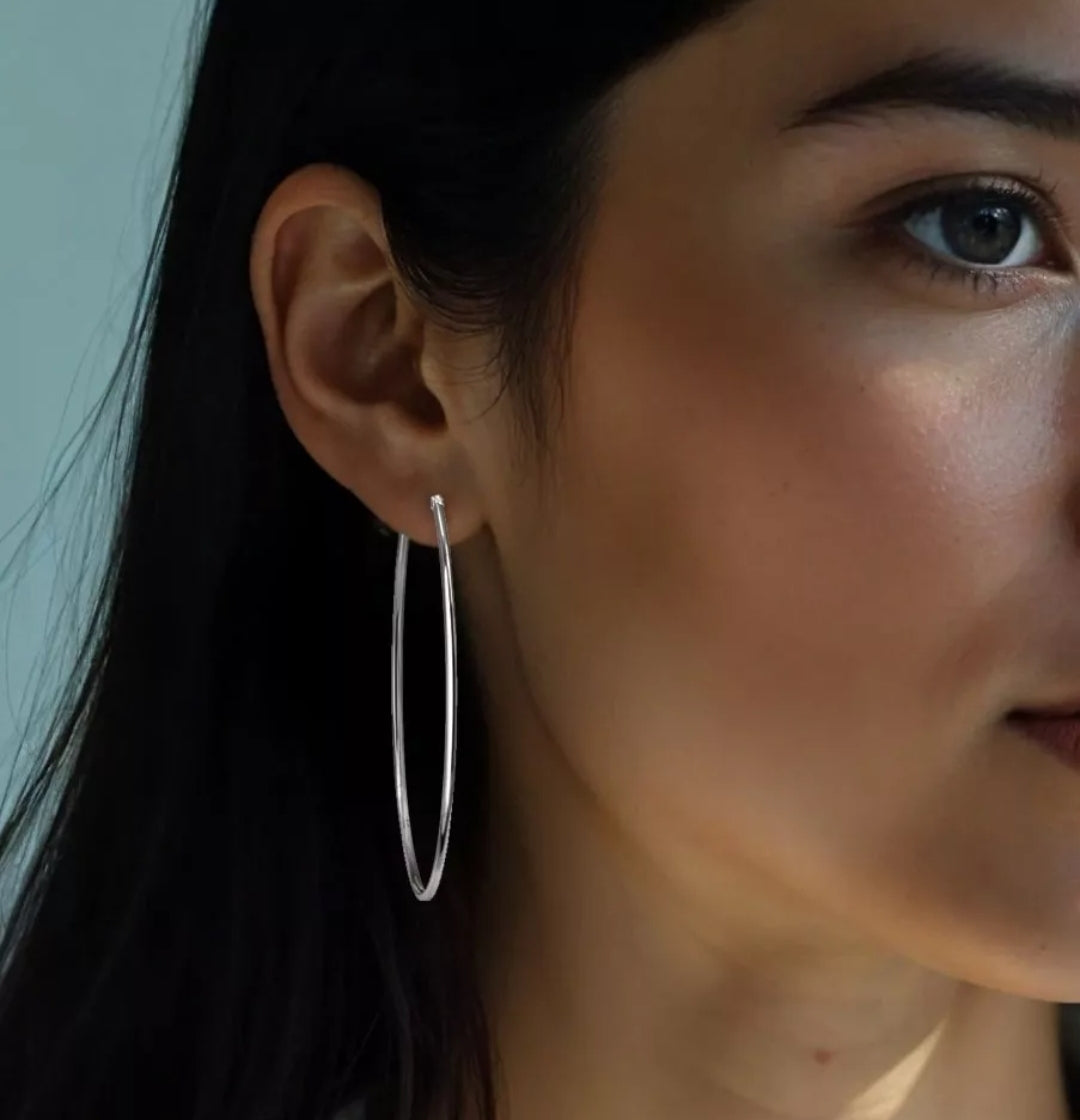 Arracadas grandes ligeras