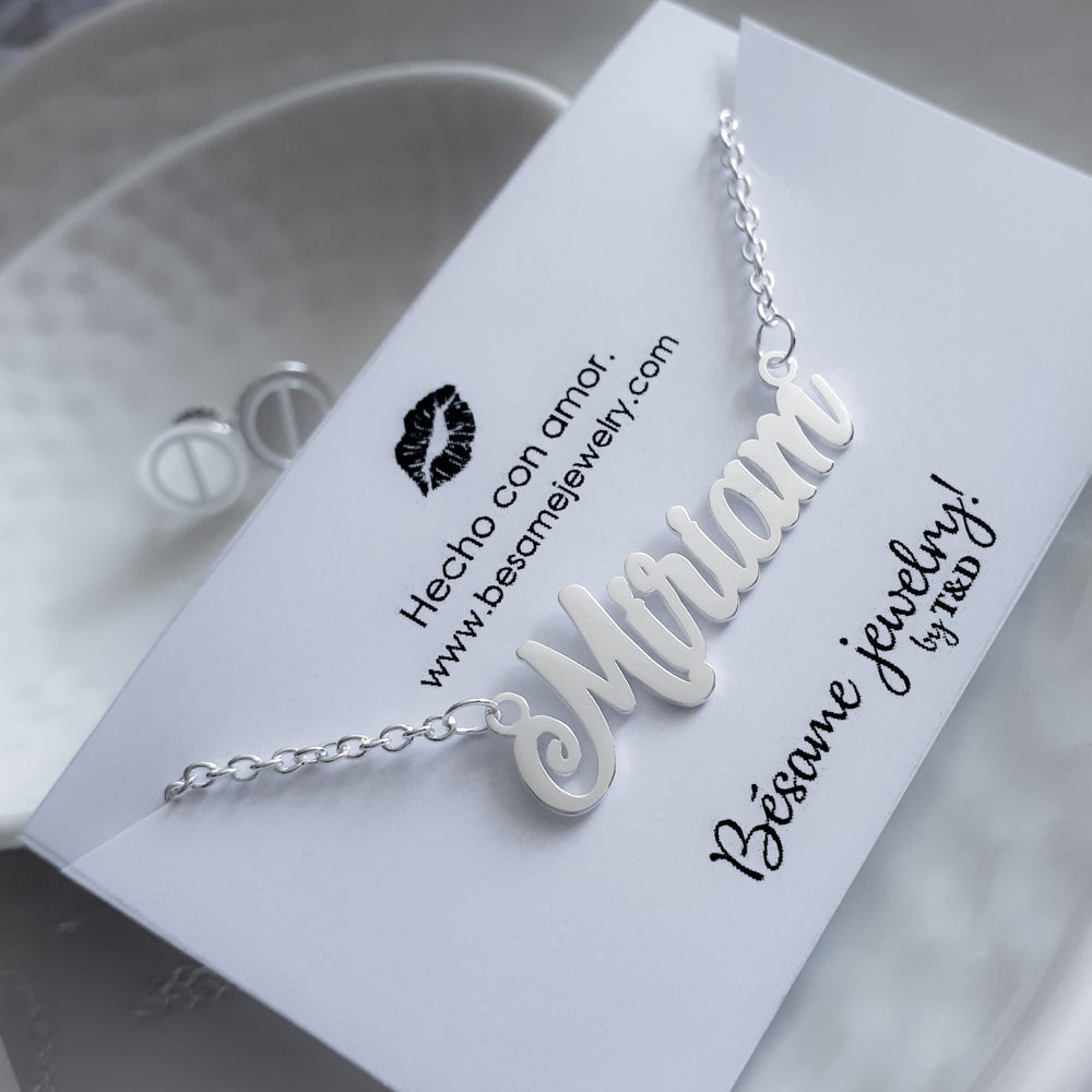 Collar Nombre Personalizado tipo 4