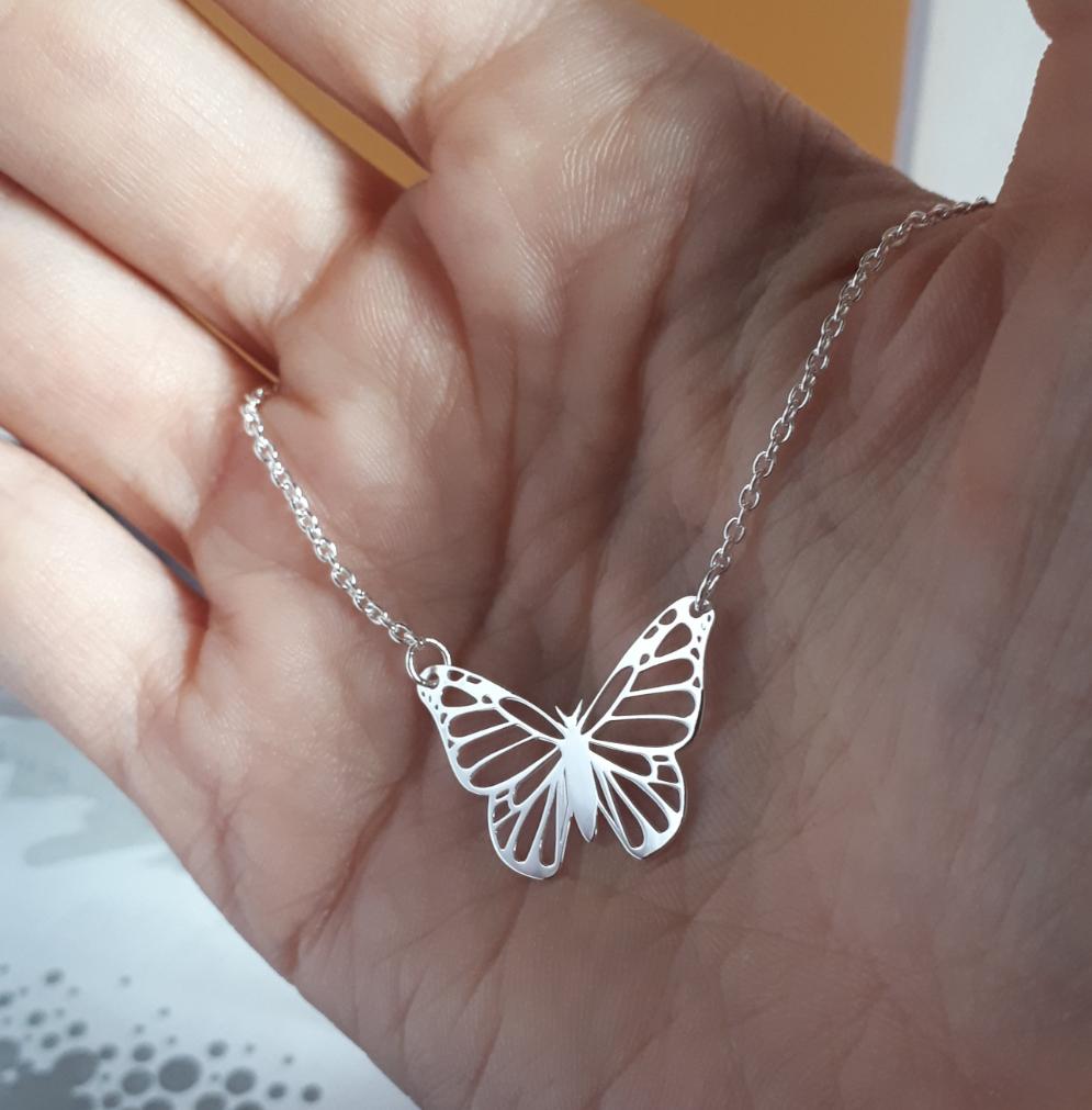 Collar Mariposa Monarca