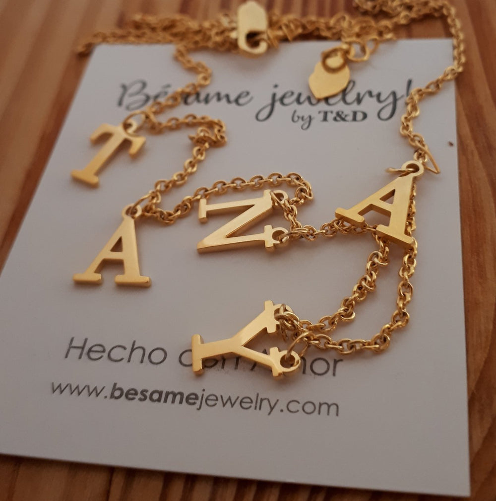 Collar Nombre Letras Personalizado
