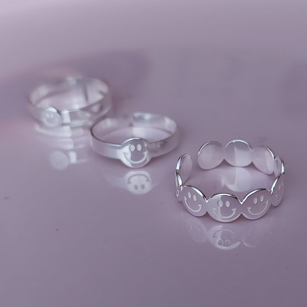 anillo happy face cara feliz