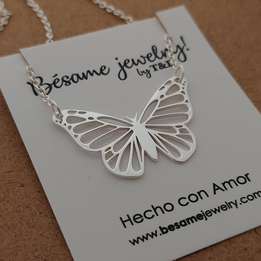 Collar Mariposa Monarca