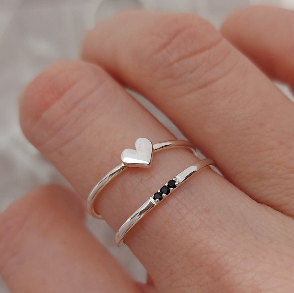 anillo corazon