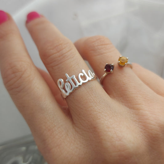 anillo nombre joyeria mexicana