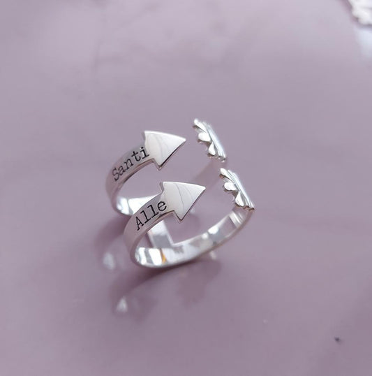 Anillo hijos flechas