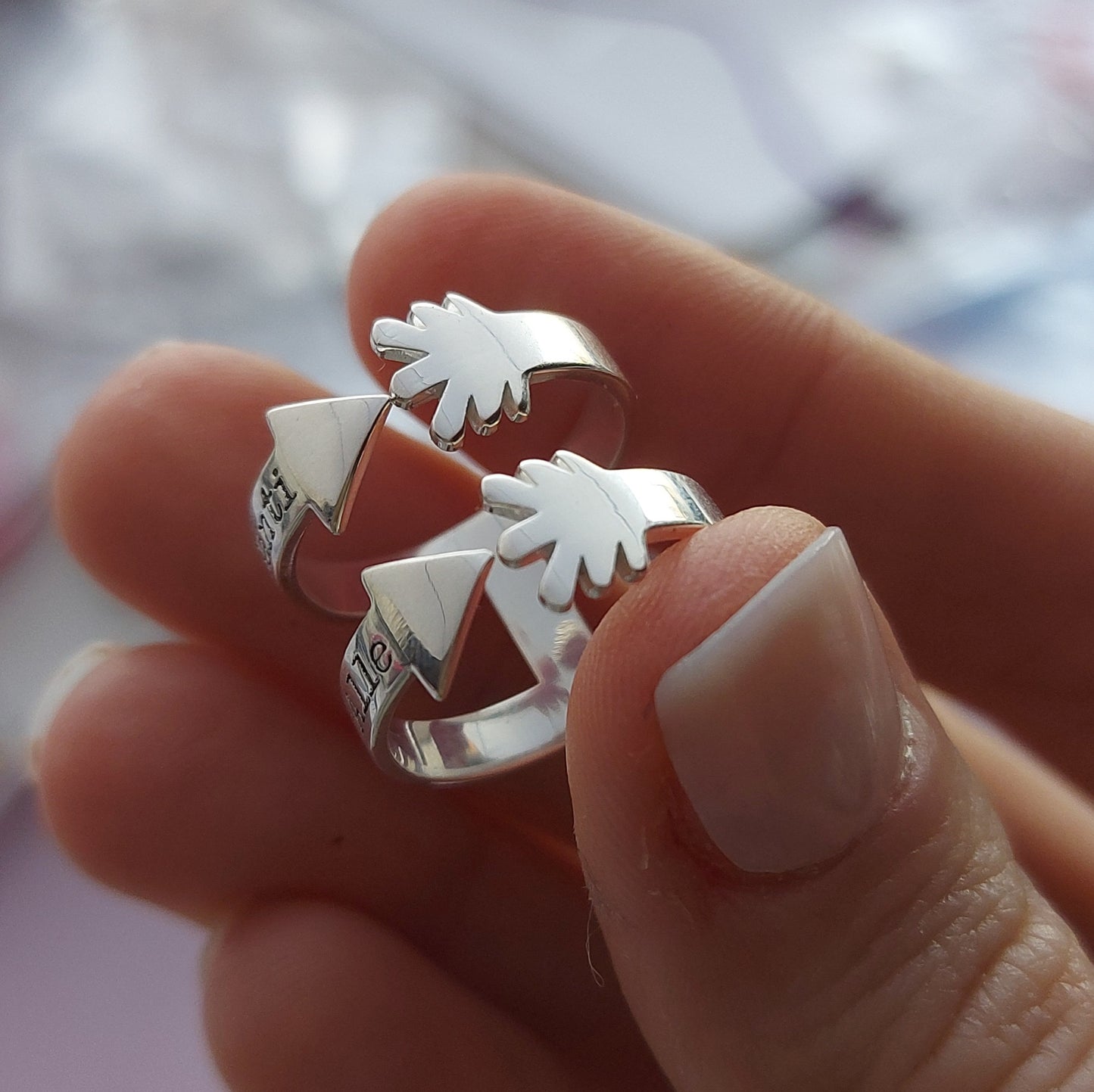 Anillo hijos flechas