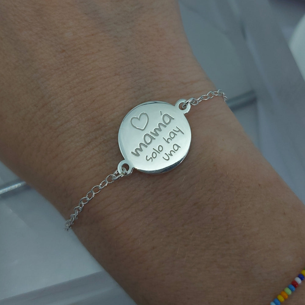 Pulsera mamá cadena