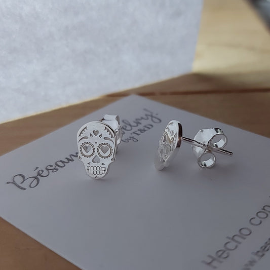 Aretes Broquel Calaveras