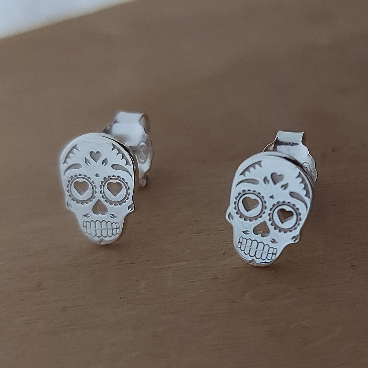 Aretes Broquel Calaveras