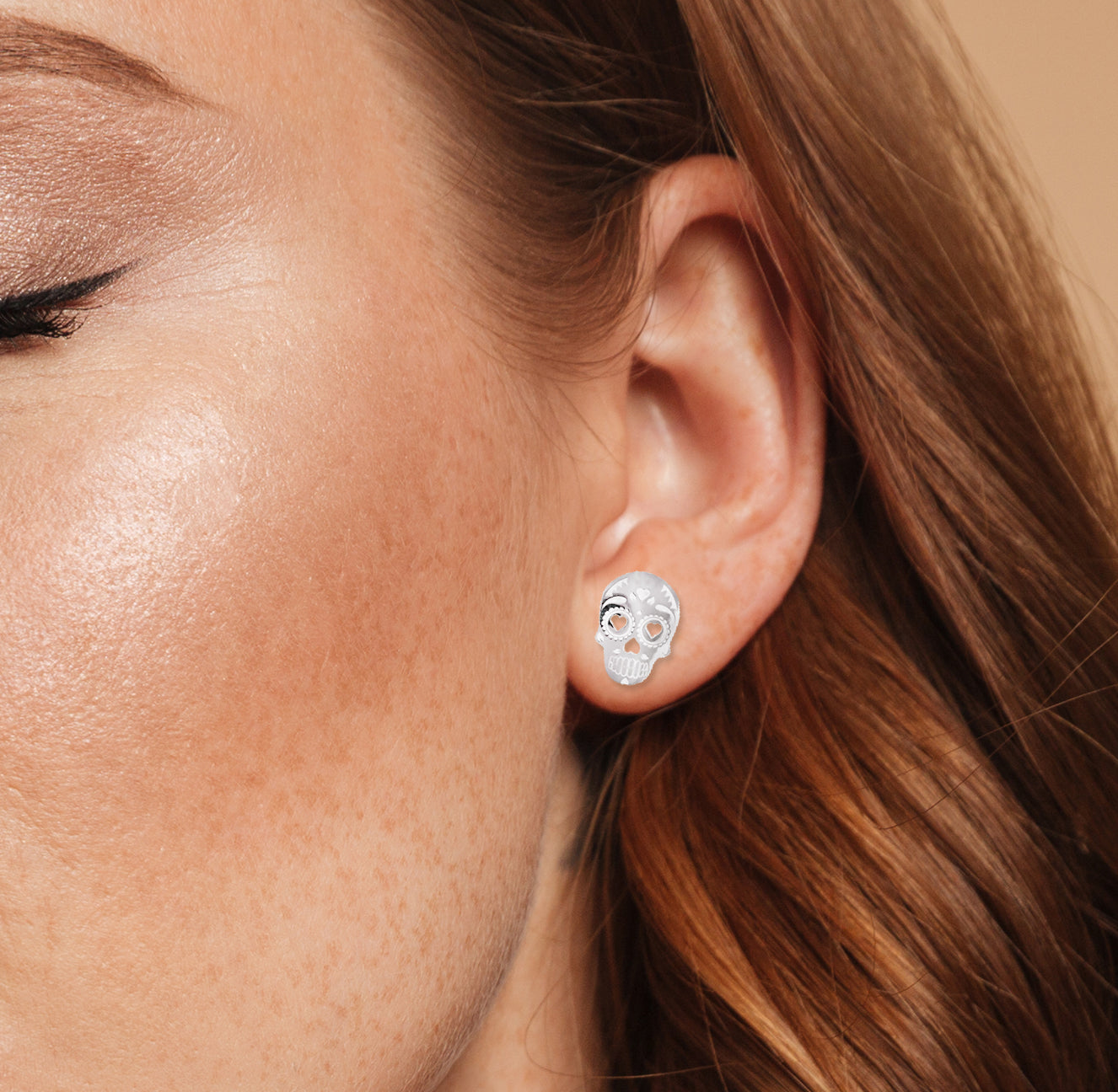 Aretes Broquel Calaveras