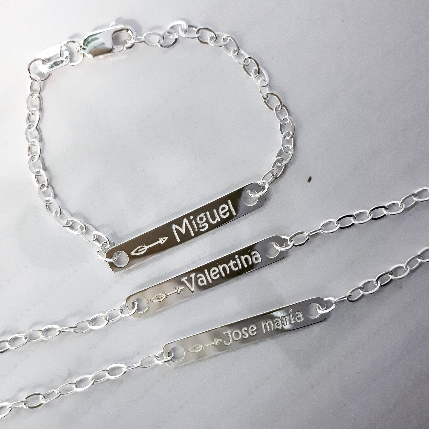 Esclava Grabada Personalizada Bebe