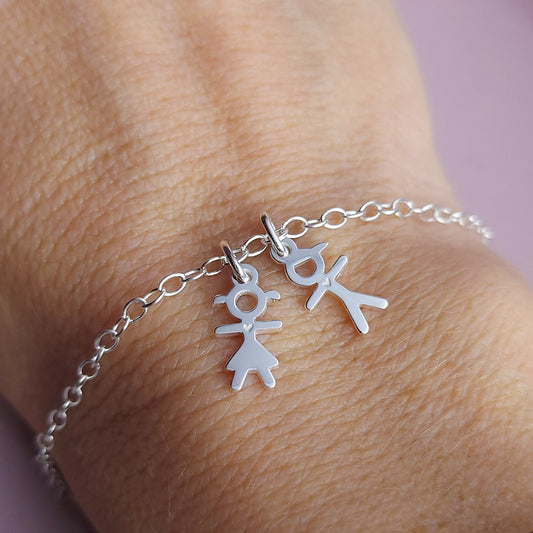 Pulsera Mamá con niños