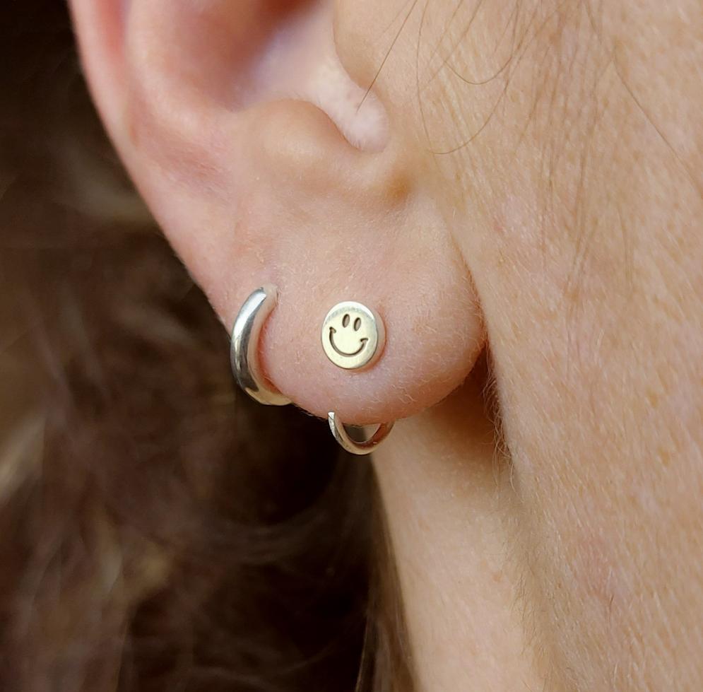 Aretes Mini Happy Face