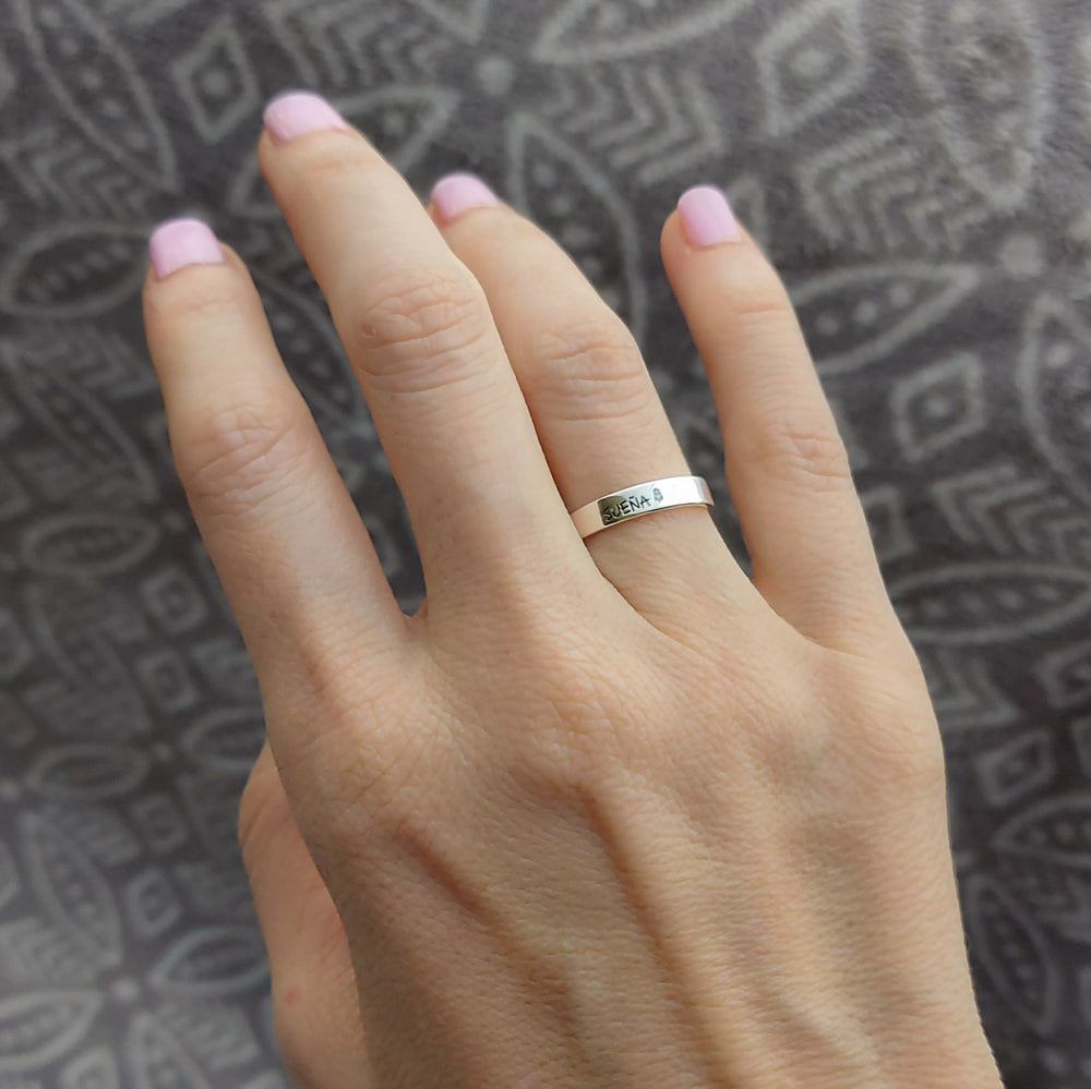 anillo palabra sueña