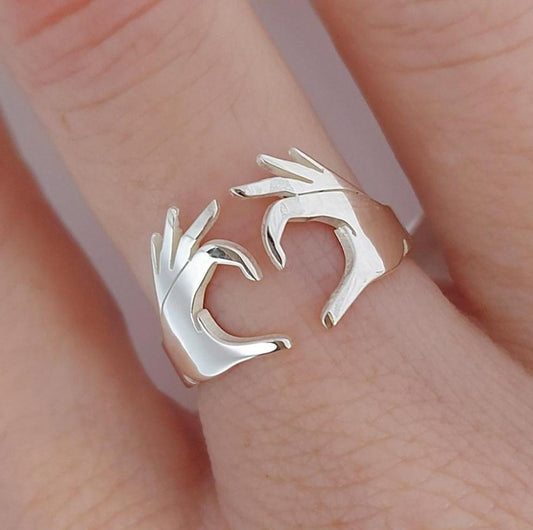 Anillo Manos Corazón