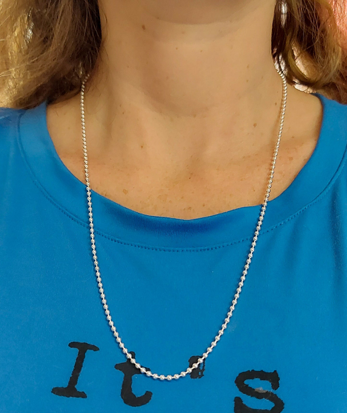 Cadena Bolitas tipo militar