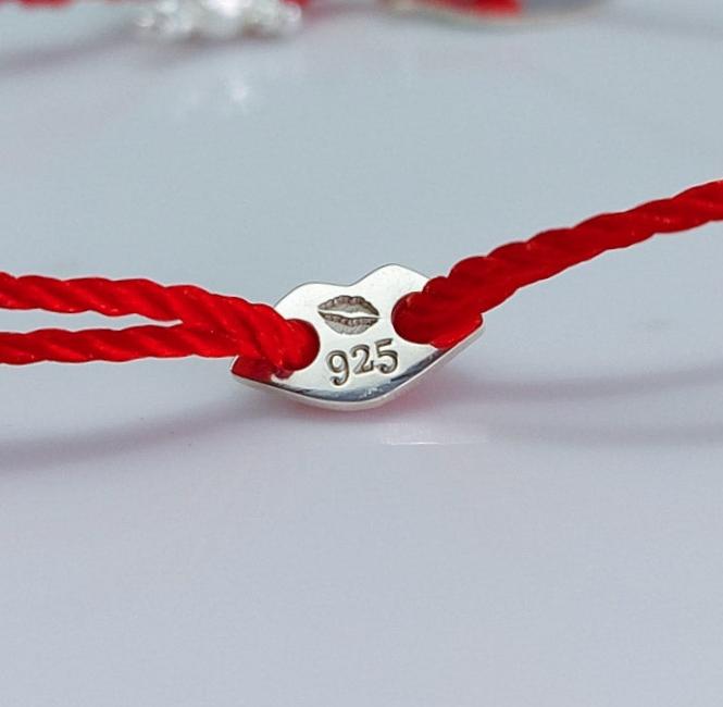 Pulsera Corazón hilo colores 1mm