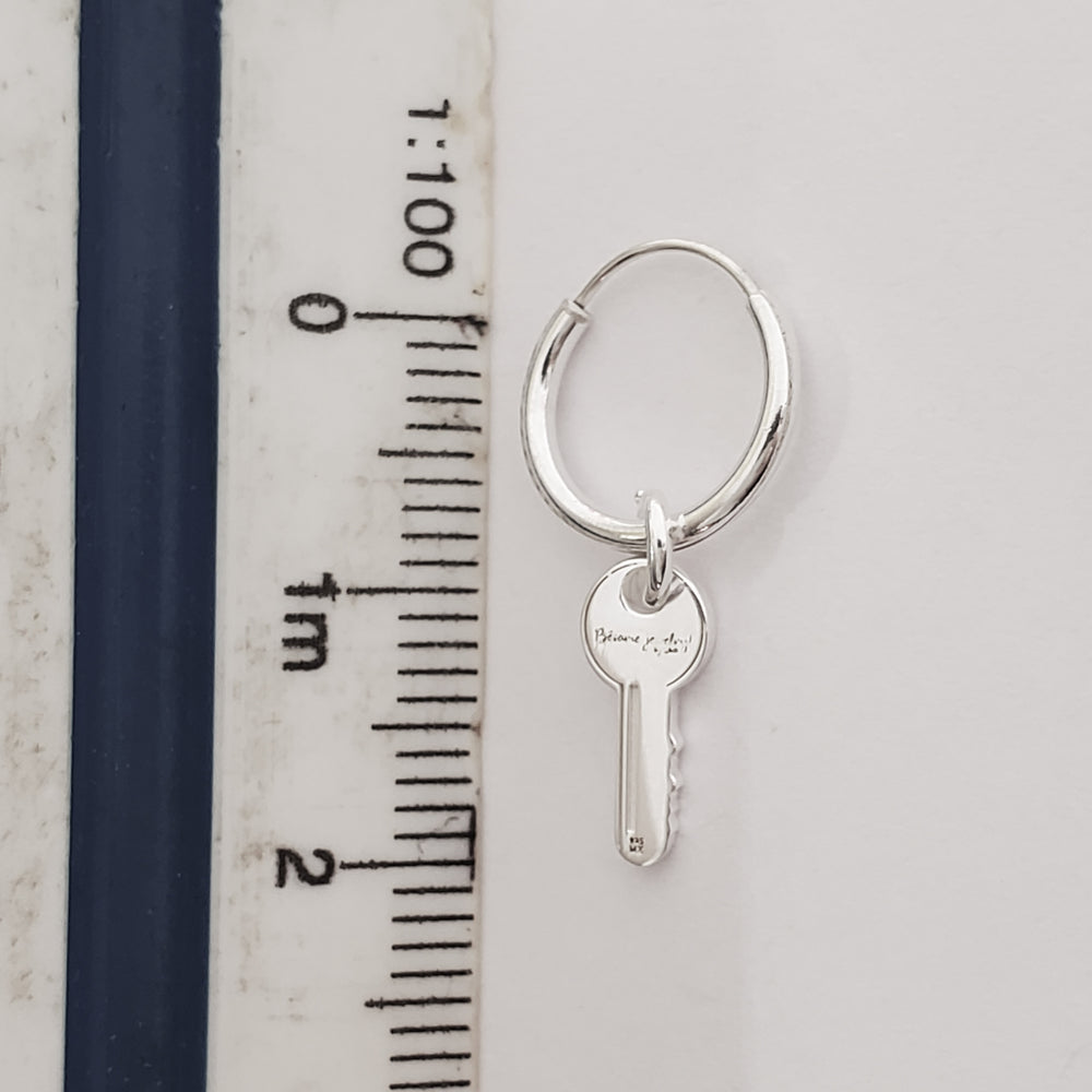 Aretes Mini arracada Piercing Llave