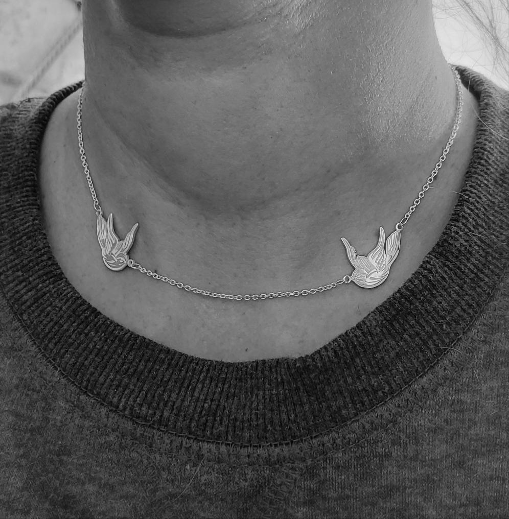 Collar pajaritos Harry