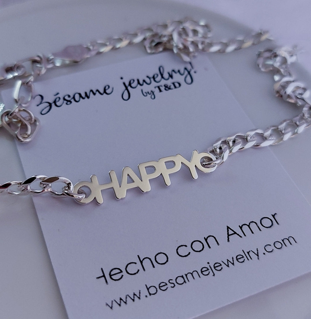 Collar chocker HAPPY