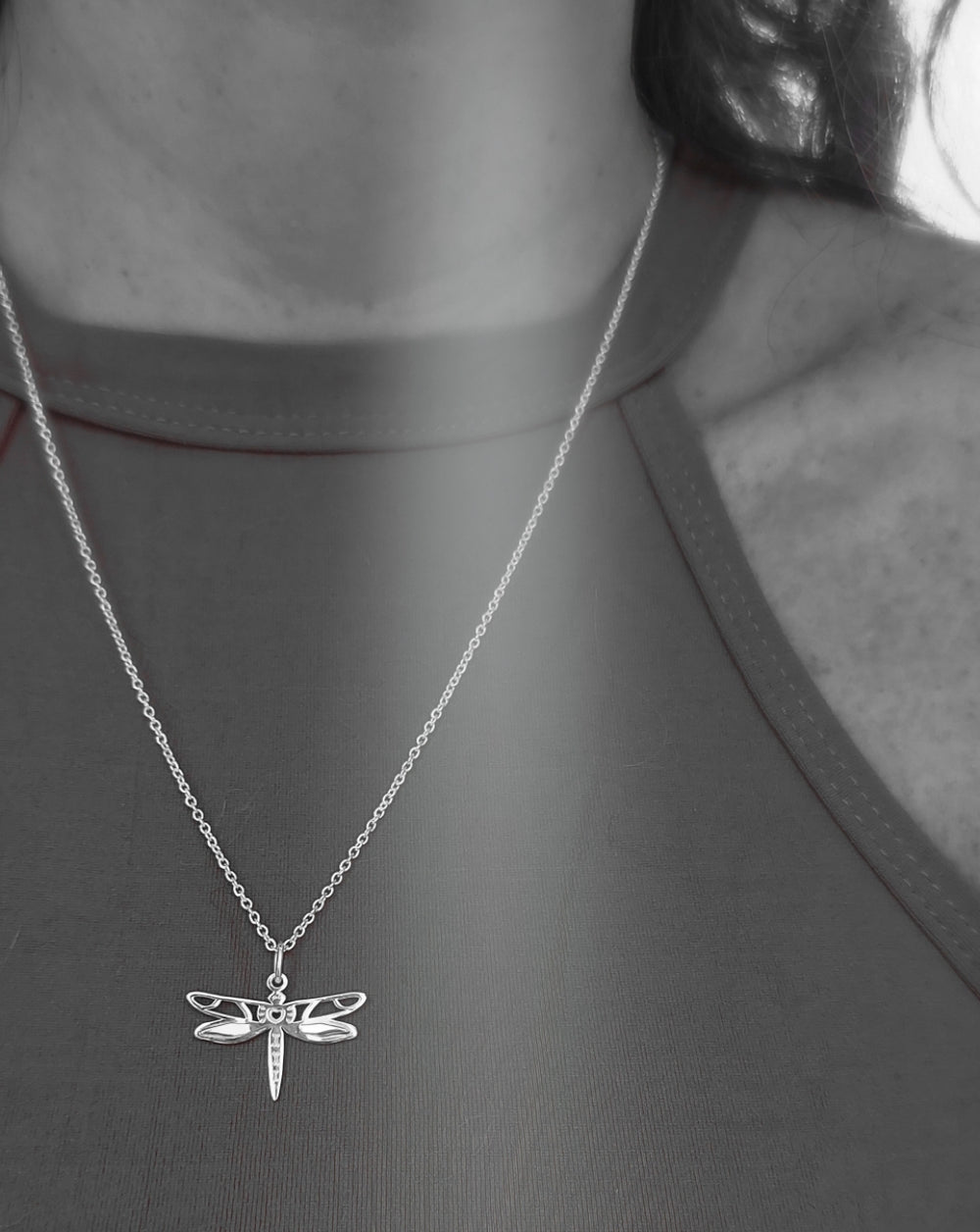 joyeria mexicana de plata collar libelula de plata