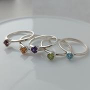 anillo compromiso promesa solitario