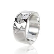 Anillo Mundo Grabado