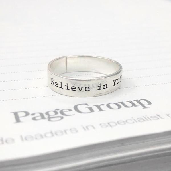 Anillo Grabado personalizado 5mm