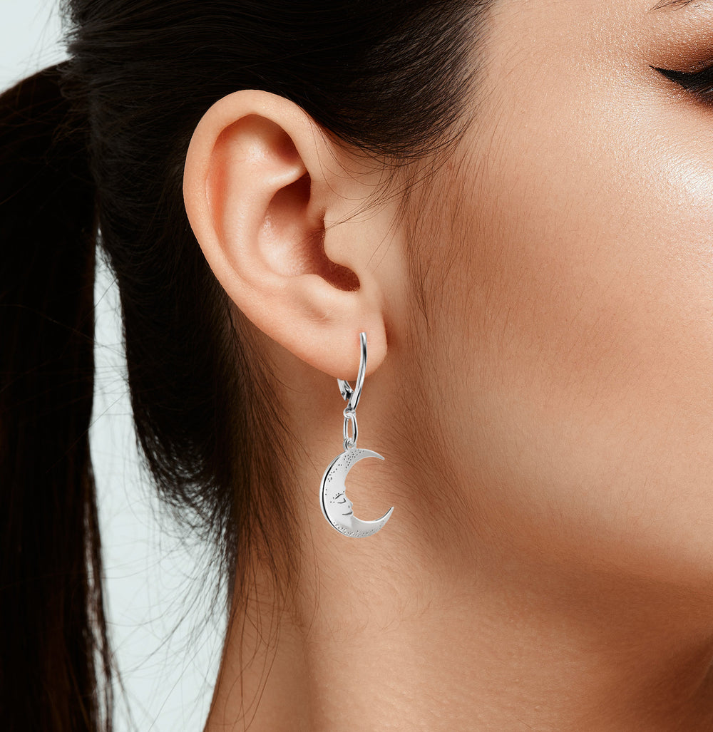 Aretes luna