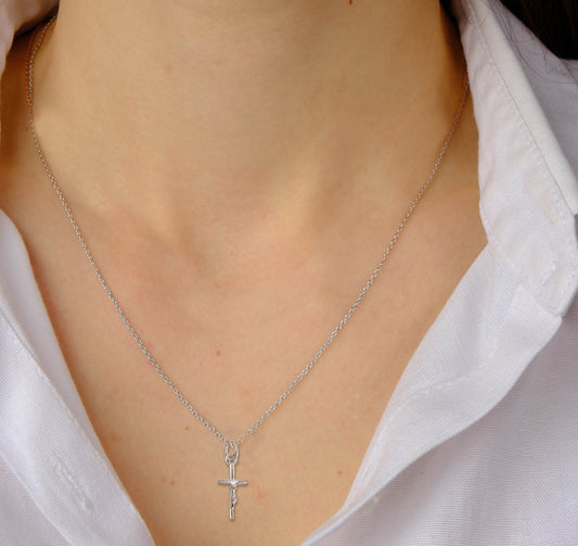Collar Cruz Cristo Mini