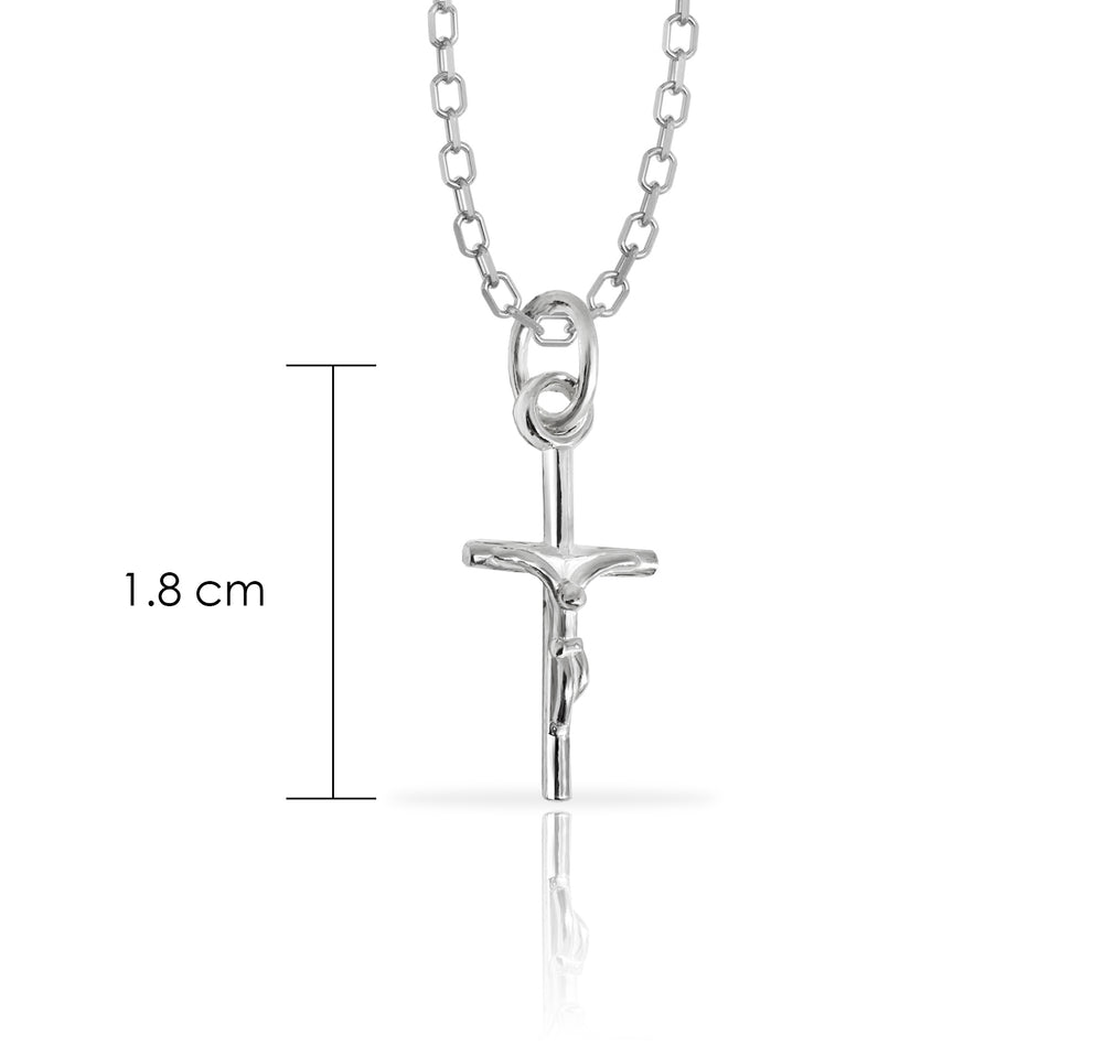 Collar Cruz Cristo Mini
