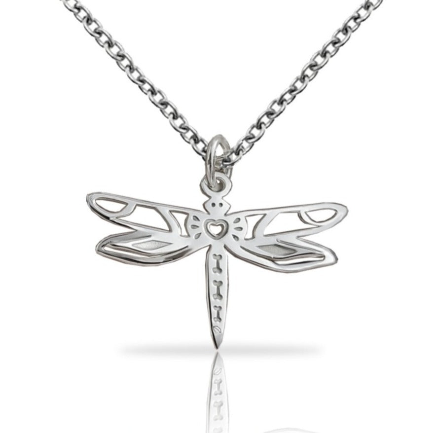 joyeria mexicana de plata collar libelula de plata