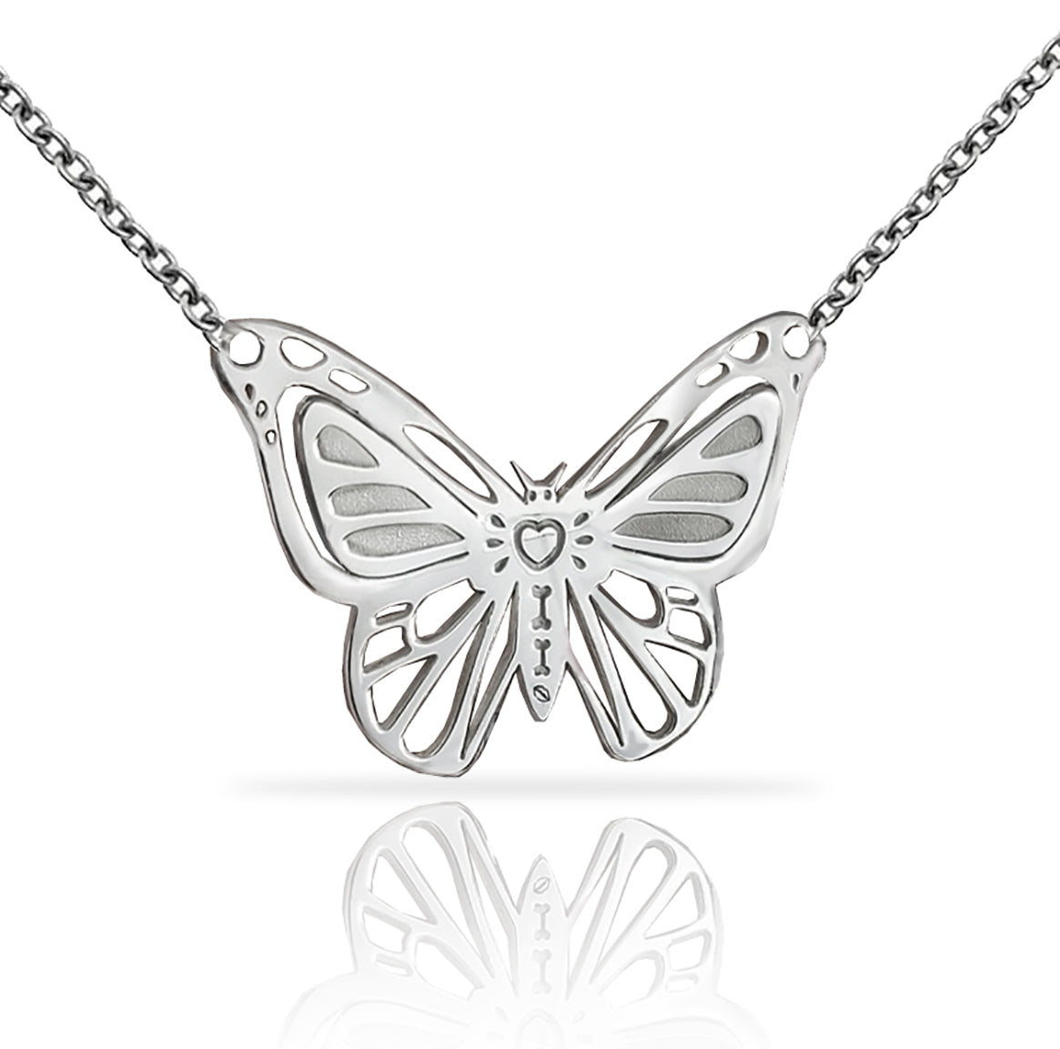 joyeria mexicana de plata collar mariposa de plata