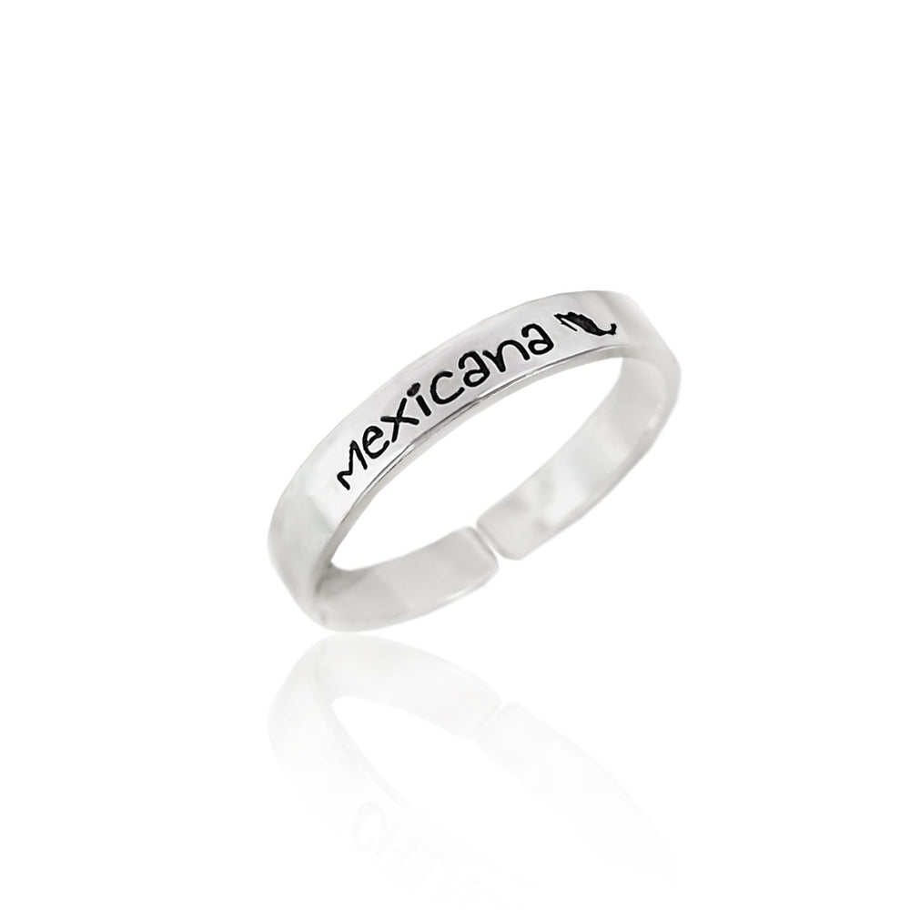 Anillo Mexicana Grabado