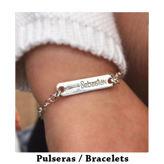 Esclava Grabada Personalizada Bebe