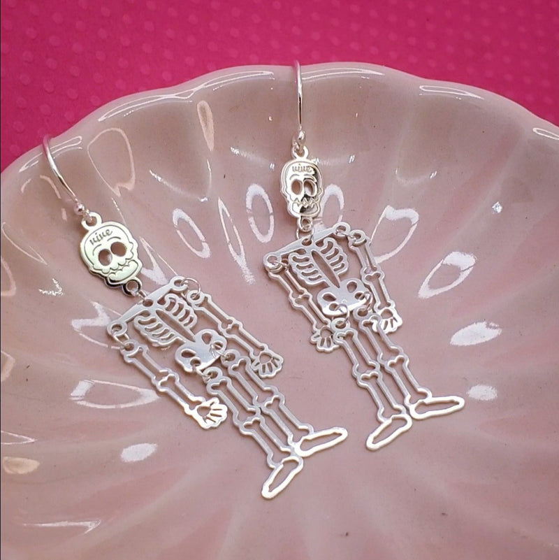 Aretes Calaca bailadora