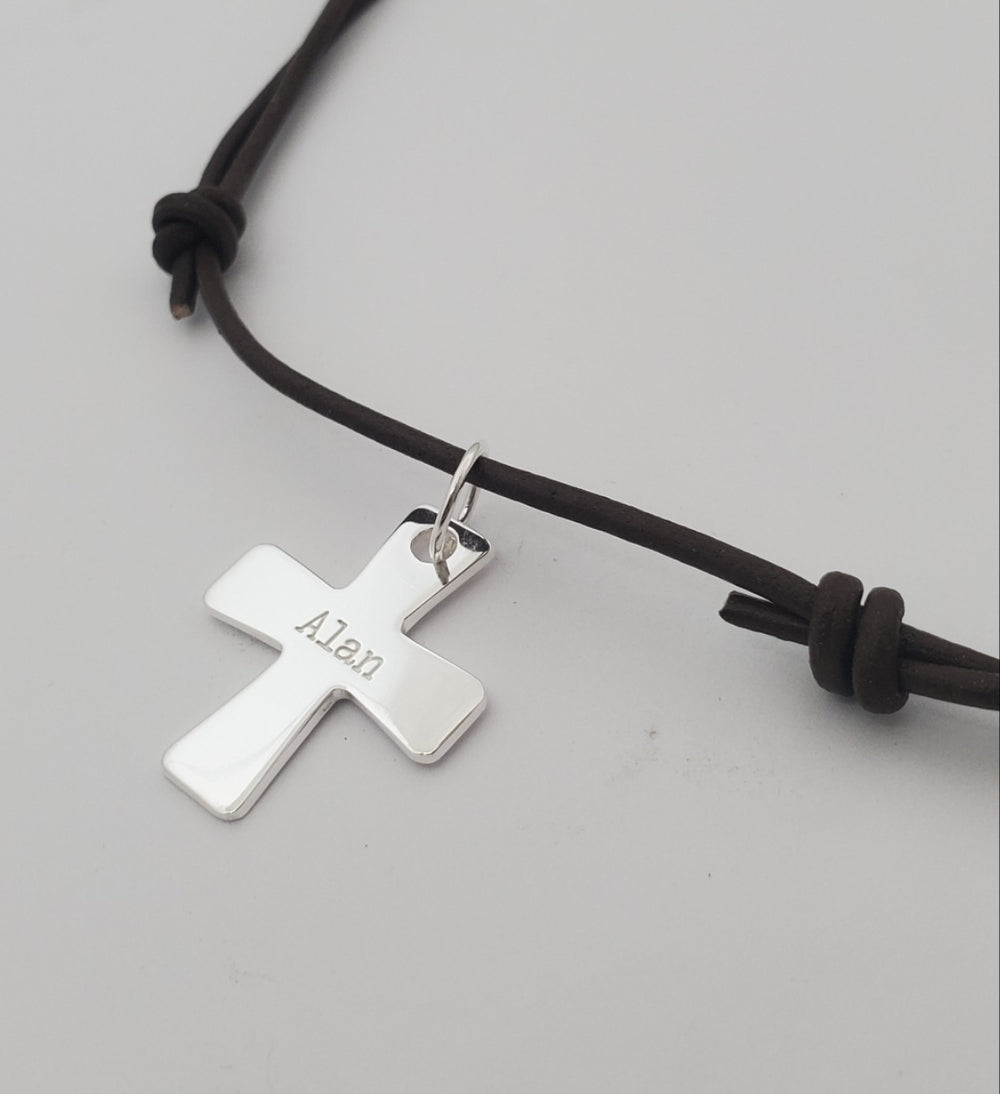 Cruz con piel Unisex