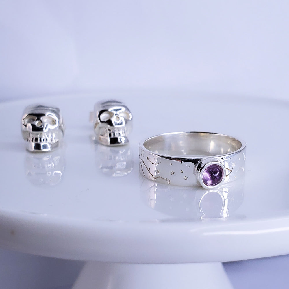 Anillo Constelaciones y piedra