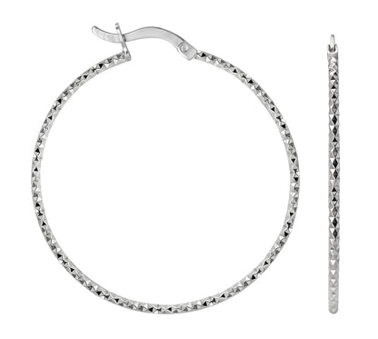 Arracadas medianas diamantadas