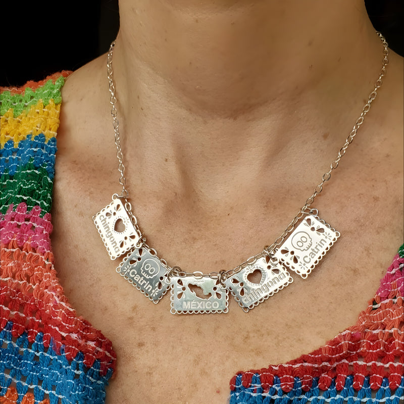 Collar Papel Picado