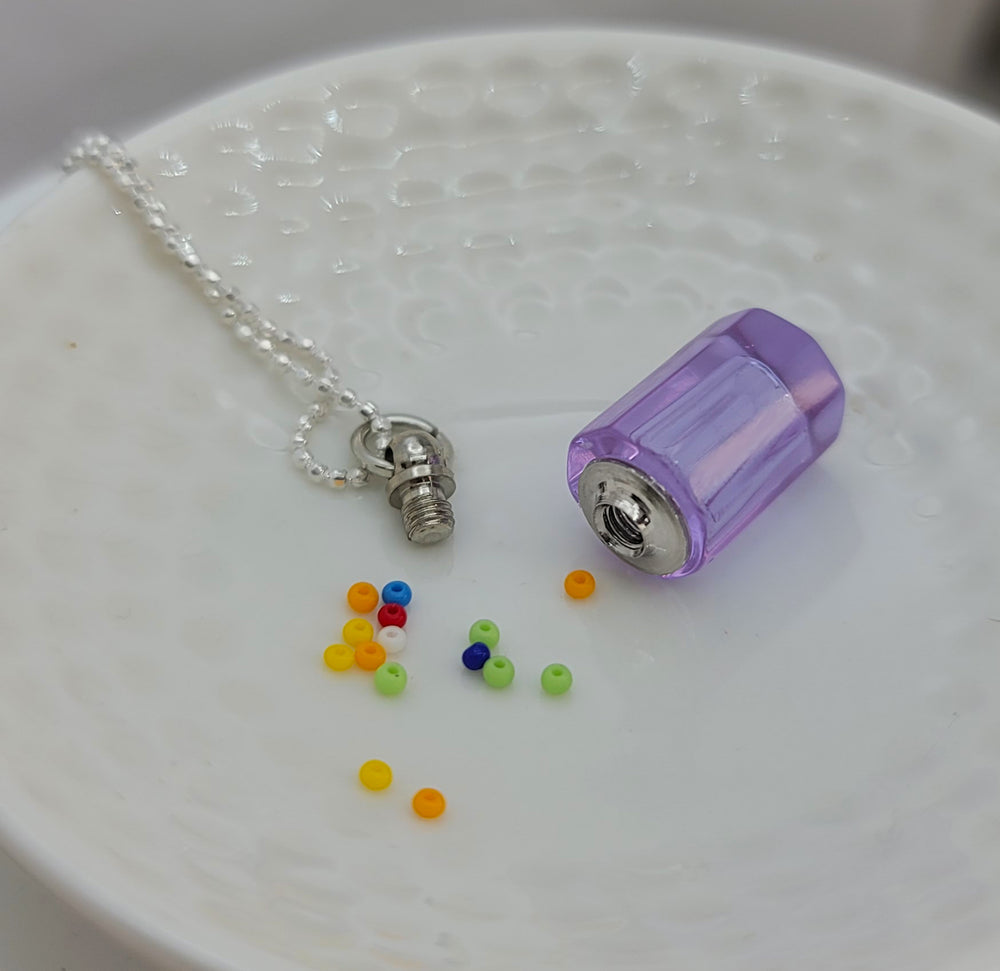 Collar Perfumero o Cenizas Morado