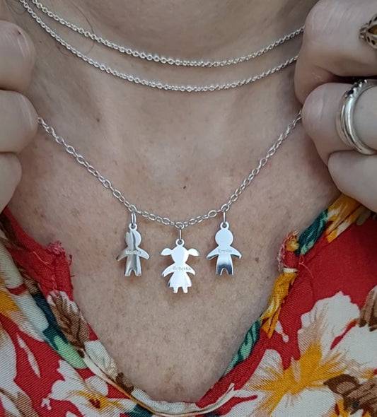 Collar mamá hijos