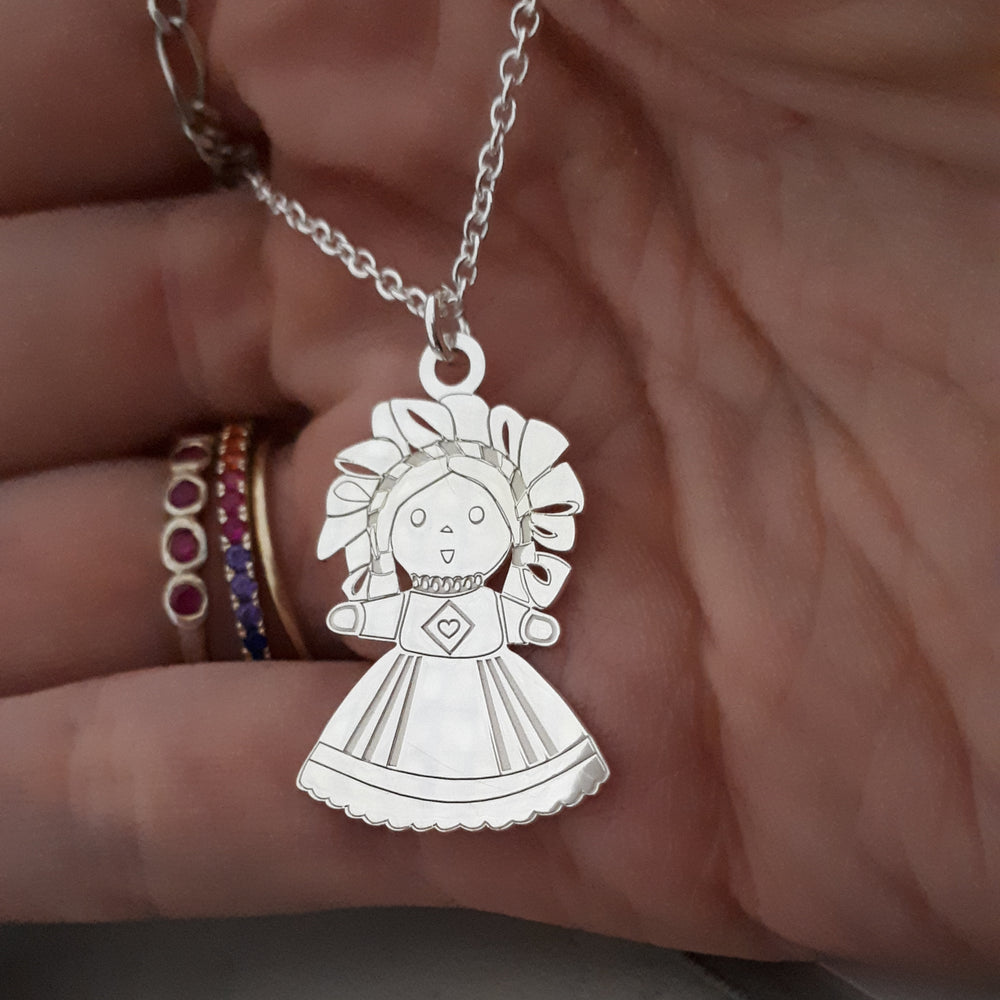 JOYERIA MEXICANA MUÑECA PUEBLA LELE