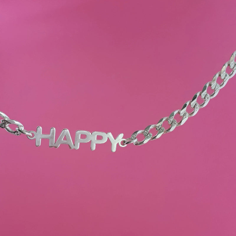 Collar chocker HAPPY