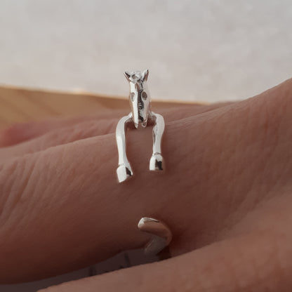 anillo unicornio caballo